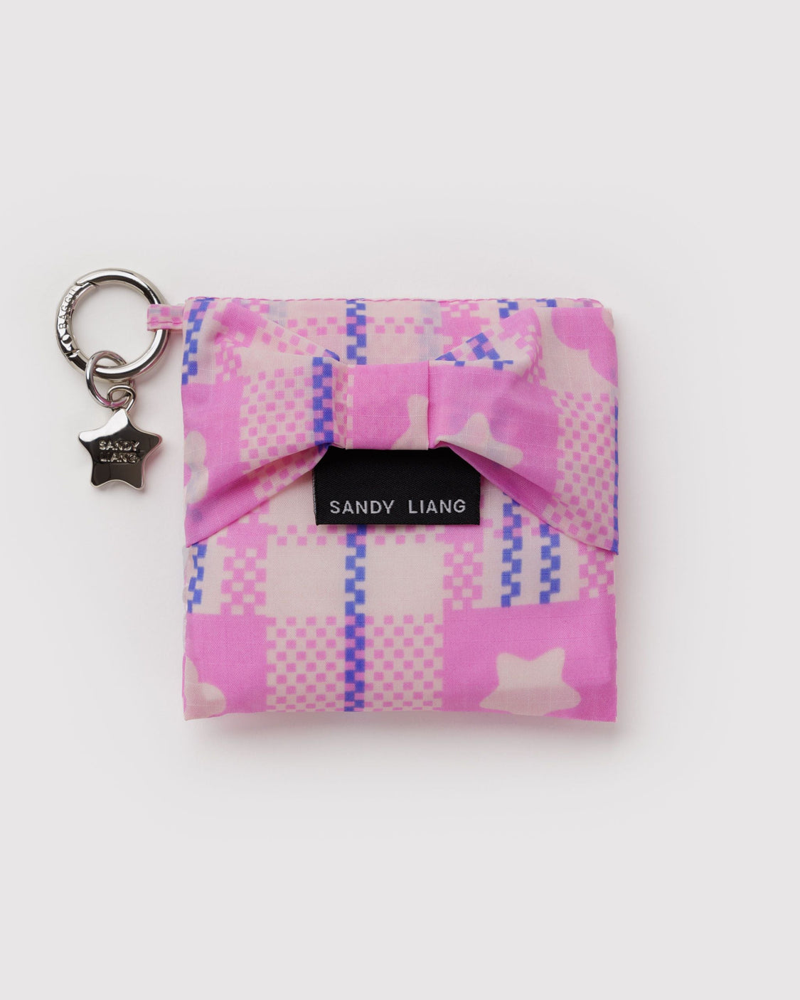 Baby Bow Baggu - Market Plaid Pink - Weekend Bag