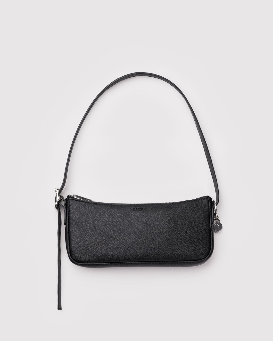 Recycled Leather Pochette - Black - Travel Home Carry
