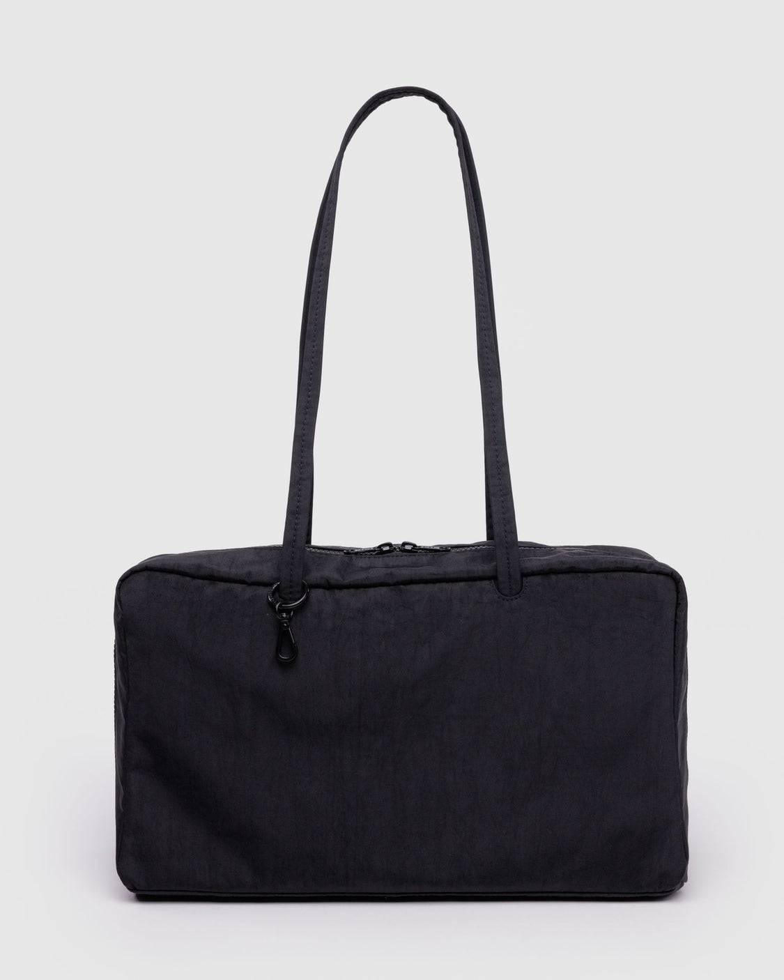 Medium Nylon Bowler Bag - Black - Lite Home Carry